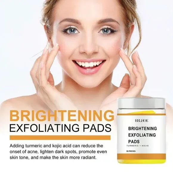Brightening Exfoliating Pads- Turmeric + Kojic, 3 pack bundle - Picture 4 of 4